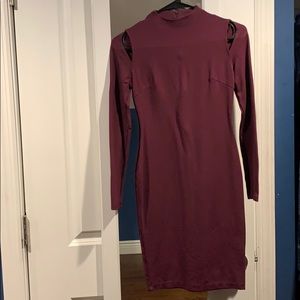 Long sleeve bodycon midi dress